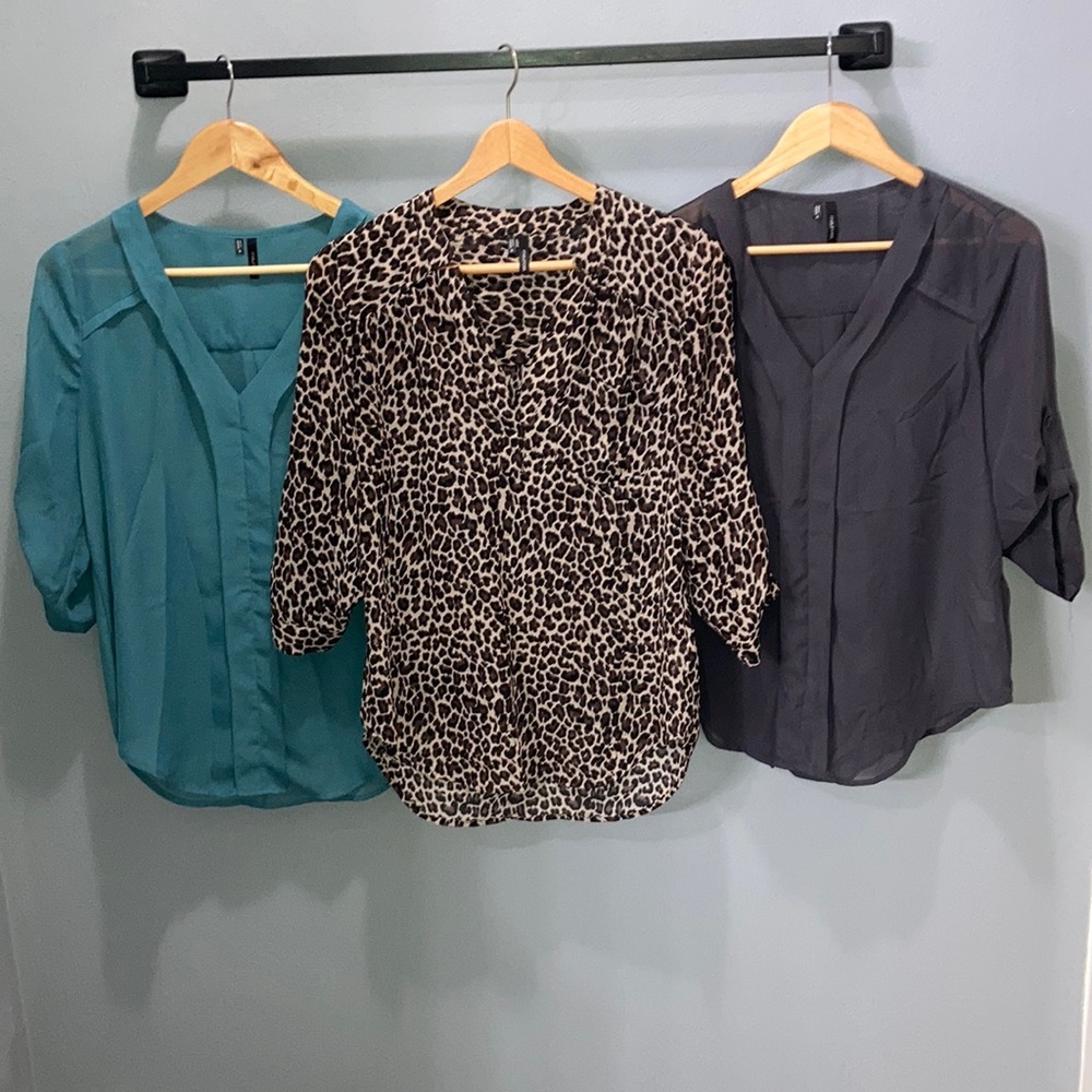 Maurice’s Woman’s too/Blouses- set of 3- size small